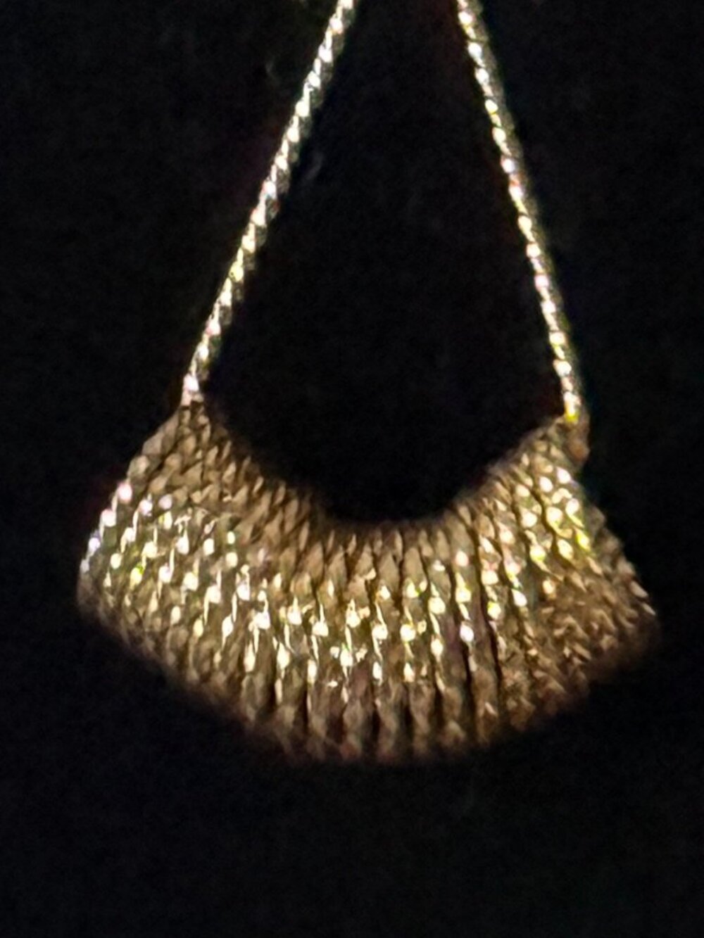Vintage Gold Coil Earrings Pierced - Picture 5 of 5